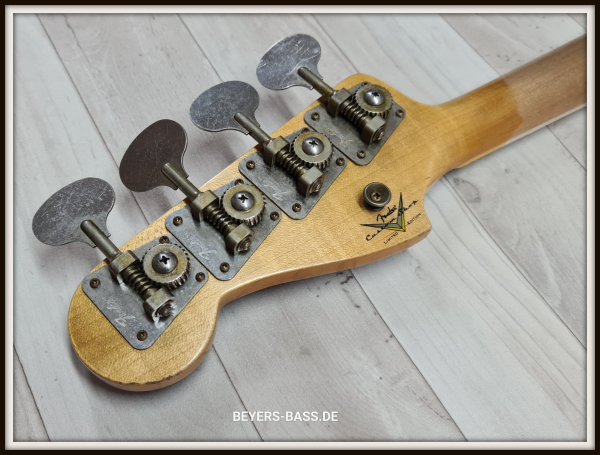 Fender Custom Shop Jazz Bass Relic, Blue Flower, Limited Edition